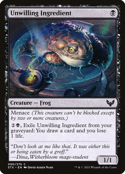 Unwilling Ingredient - Strixhaven: School of Mages Magic card