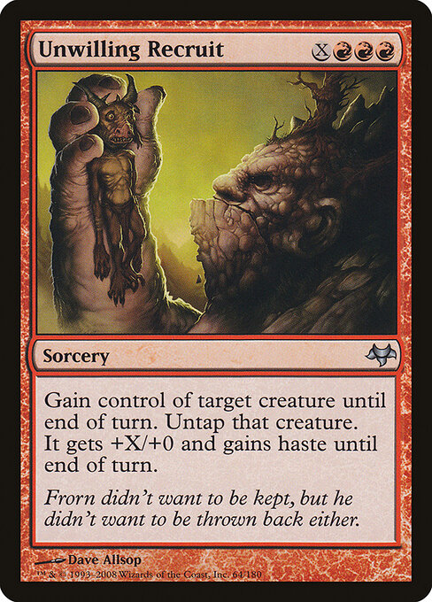 Unwilling Recruit - Eventide Magic card
