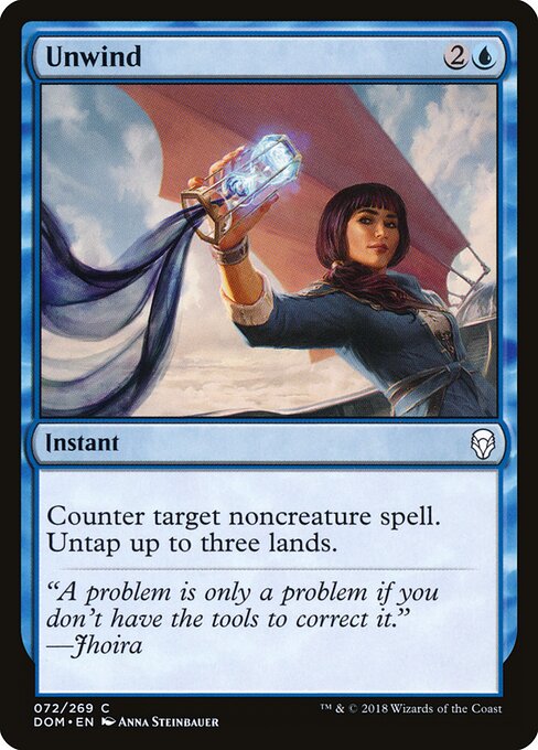 Unwind - Dominaria Magic card