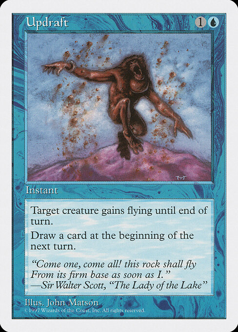 Updraft - Fifth Edition Magic card