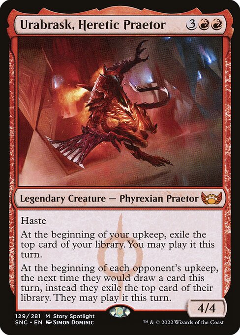 Urabrask, Heretic Praetor - Streets of New Capenna Magic card