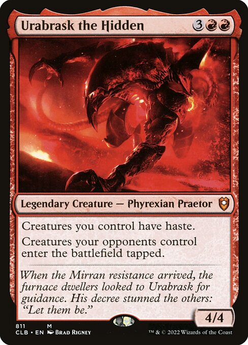 Urabrask the Hidden - Commander Legends: Battle for Baldur's Gate Magic card