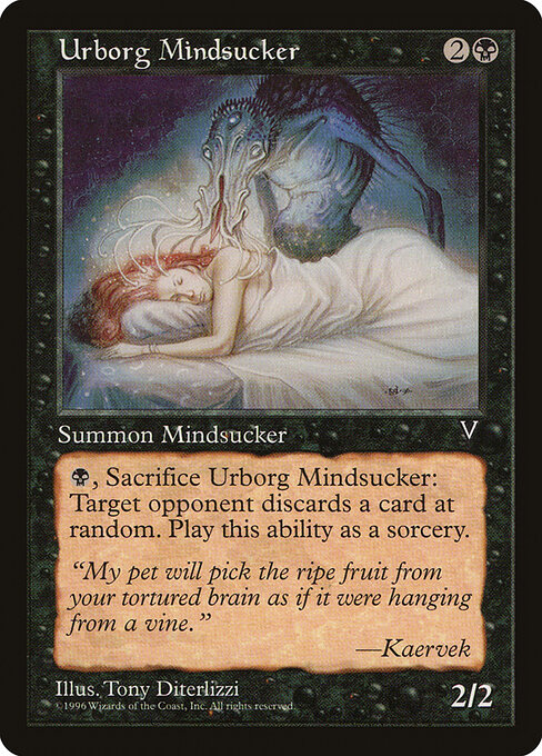 Urborg Mindsucker - Visions Magic card