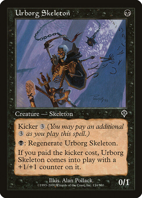 Urborg Skeleton - Invasion Magic card