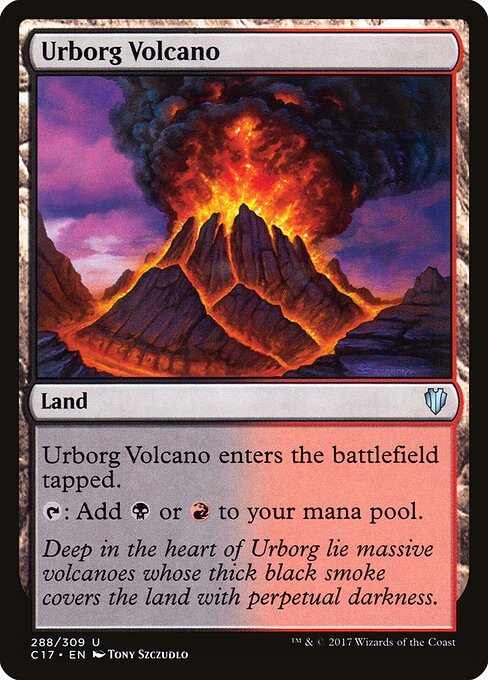 Urborg Volcano - Commander 2017 Magic card