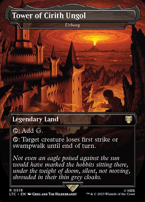 Urborg - Tales of Middle-earth Commander (#519) - Illustrated by Greg Hildebrandt & Tim Hildebrandt - Magic: The Gathering Card