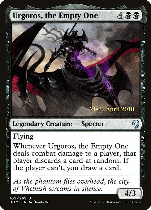 Urgoros, o Vazio (Urgoros, the Empty One) - Dominaria (#109) - Illustrated by Daarken - Magic: The Gathering Card