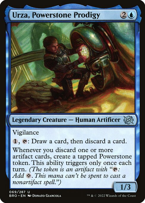 Urza, Powerstone Prodigy - The Brothers' War Magic card