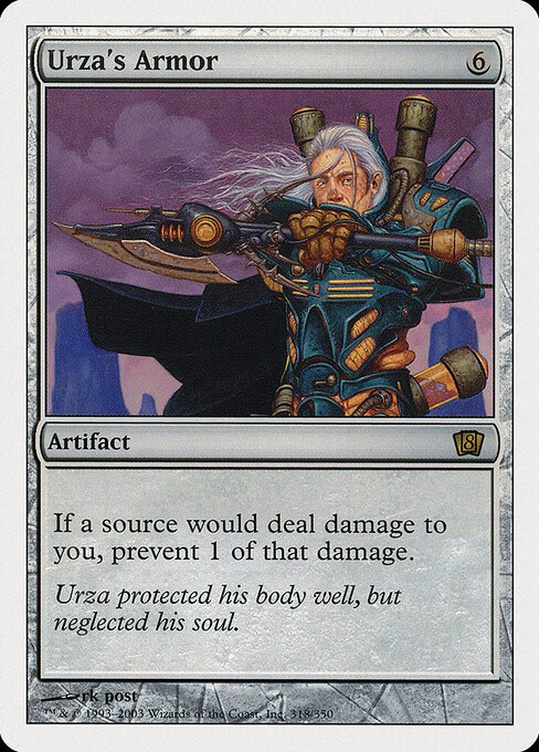 Urza's Armor - Eighth Edition Magic card