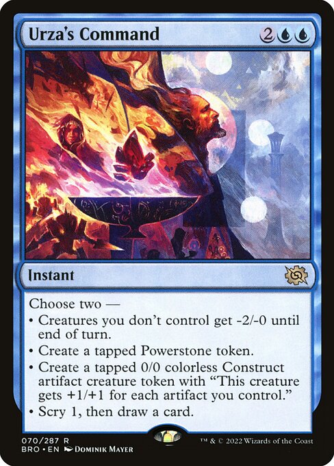 Urza's Command - The Brothers' War Magic card