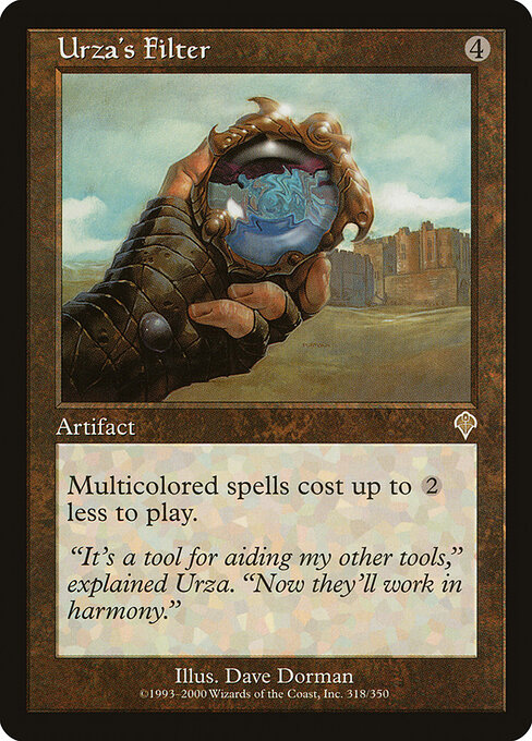 Filtro di Urza (Urza's Filter) - Invasion (#318) - Illustrated by Dave Dorman - Magic: The Gathering Card