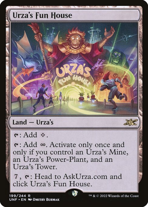 Urza's Fun House - Unfinity (#199) - Illustrated by Dmitry Burmak - Magic: The Gathering Card