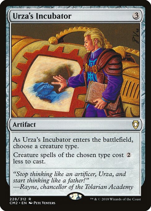 Urza's Incubator - Commander Anthology Volume II (#228) - Illustrated by Pete Venters - Magic: The Gathering Card