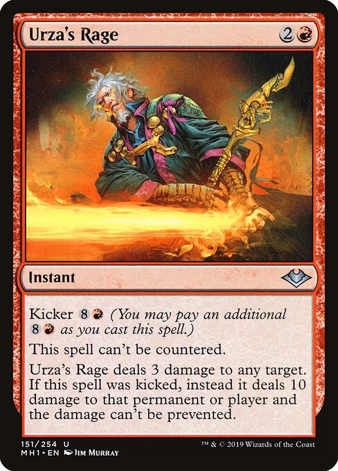 Urza's Rage - Modern Horizons (#151) - Illustrated by Jim Murray - Magic: The Gathering Card