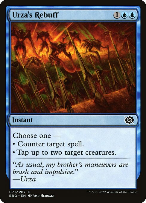 Urza's Rebuff - The Brothers' War Magic card