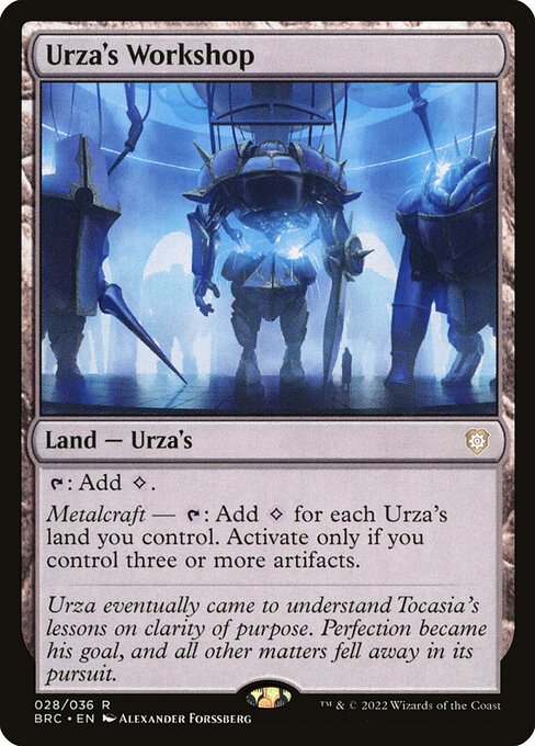 Urza's Workshop - The Brothers' War Commander Magic card