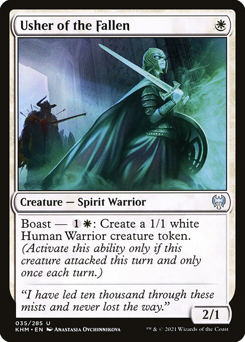 Usher of the Fallen - Kaldheim Magic card