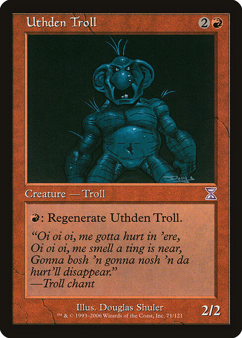 Uthden Troll - Time Spiral Timeshifted Magic card