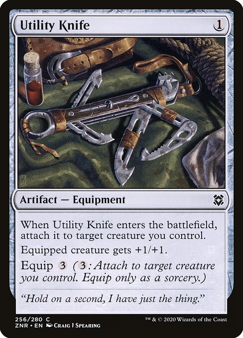 Utility Knife - Zendikar Rising Magic card