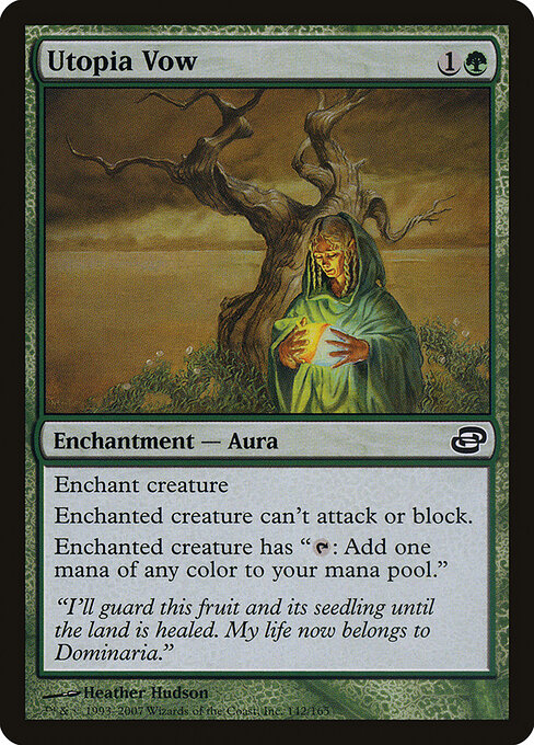Promessa Utópica (Utopia Vow) - Planar Chaos (#142) - Illustrated by Heather Hudson - Magic: The Gathering Card