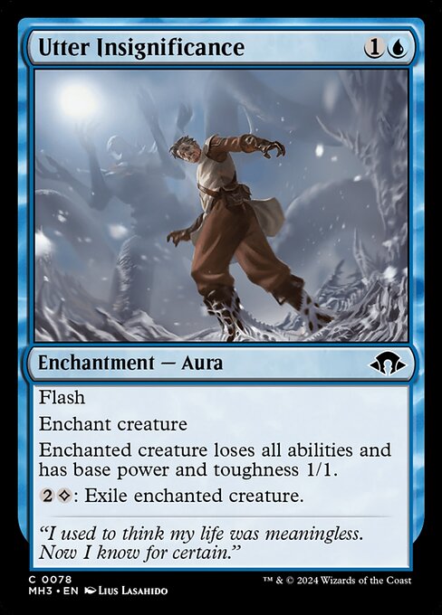 Utter Insignificance - Modern Horizons 3 Magic card