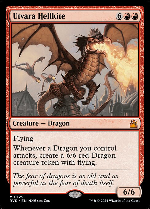 Utvara Hellkite - Ravnica Remastered Magic card