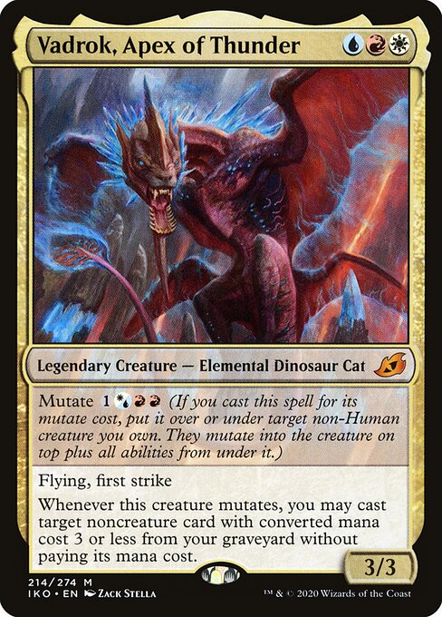 Vadrok, Apex of Thunder - Ikoria: Lair of Behemoths Magic card