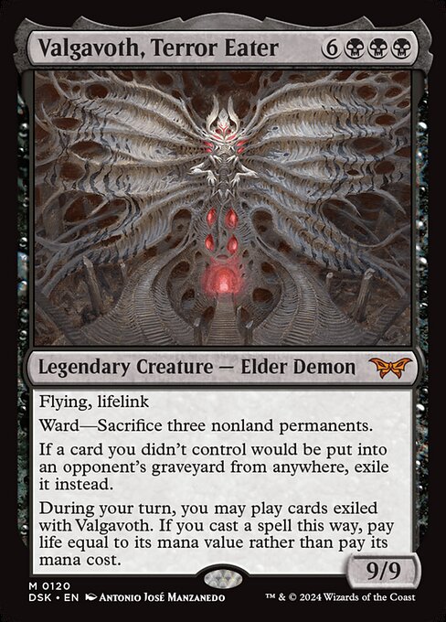 Valgavoth, Terror Eater - Duskmourn: House of Horror Magic card