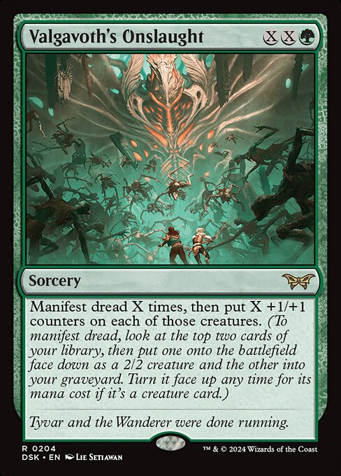 Valgavoth's Onslaught - Duskmourn: House of Horror Magic card