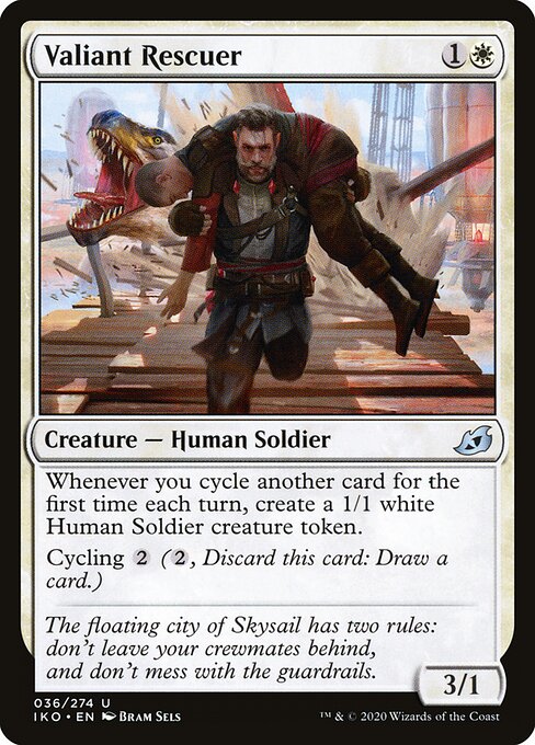 Valiant Rescuer - Ikoria: Lair of Behemoths Magic card