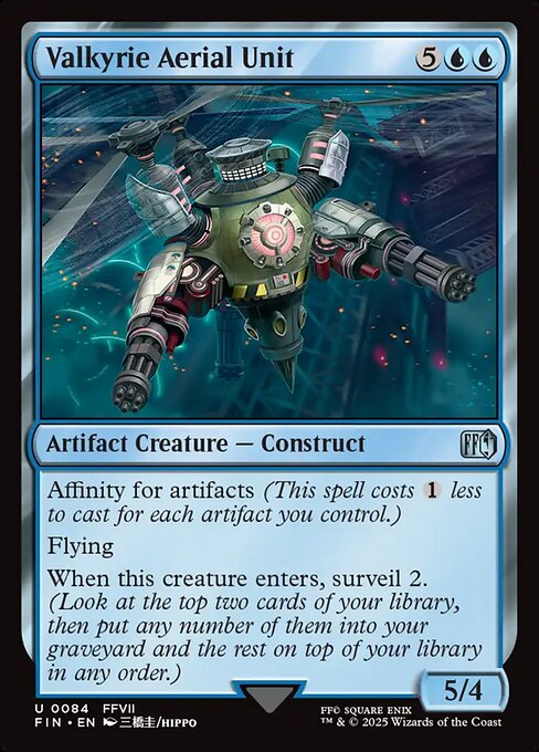 Valkyrie Aerial Unit - Final Fantasy Magic card