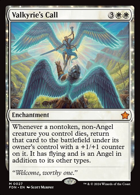 Valkyrie's Call - Foundations Magic card