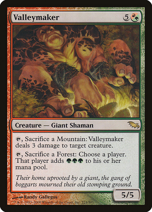 Valleymaker - Shadowmoor Magic card