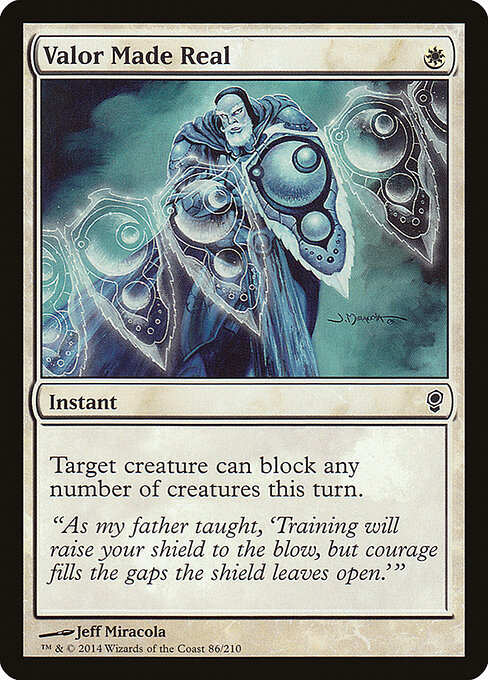Valor Made Real - Conspiracy Magic card