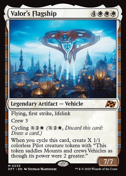 Valor's Flagship - Aetherdrift Magic card