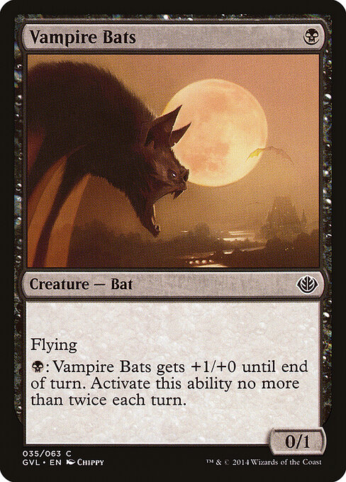 Vampire Bats - Duel Decks Anthology: Garruk vs. Liliana Magic card