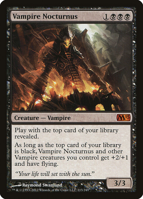 Vampire Nocturnus - Magic 2013 Magic card