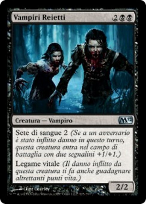 Vampiri Reietti (Vampire Outcasts) - Magic 2012 (#115) - Illustrated by Clint Cearley - Magic: The Gathering Card