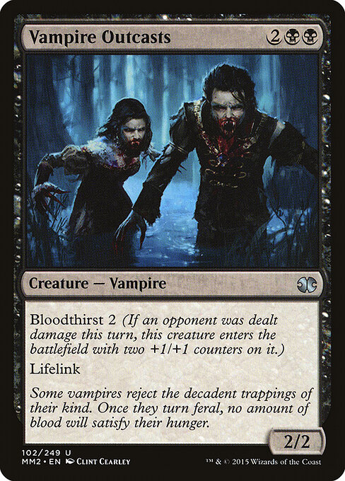Vampire Outcasts - Modern Masters 2015 Magic card
