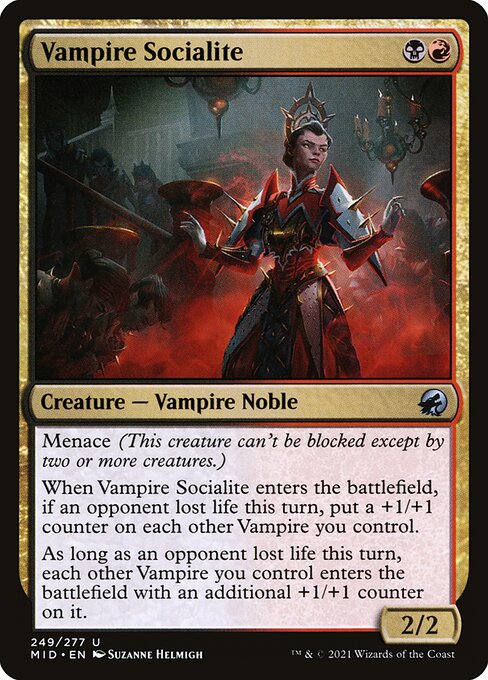 Vampire Socialite - Innistrad: Midnight Hunt Magic card