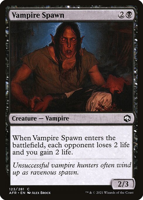 Vampire Spawn - Adventures in the Forgotten Realms Magic card