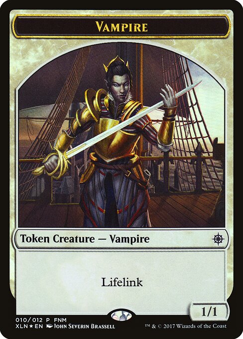 Vampire // Treasure art by John Severin Brassell & Zoltan Boros