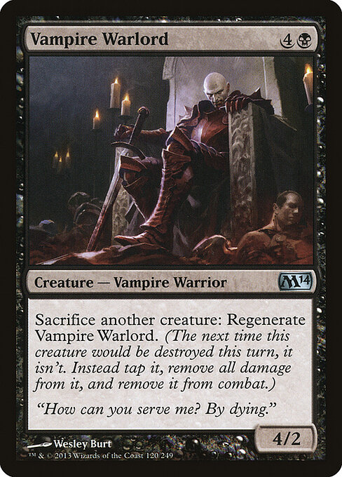 Vampire Warlord - Magic 2014 Magic card