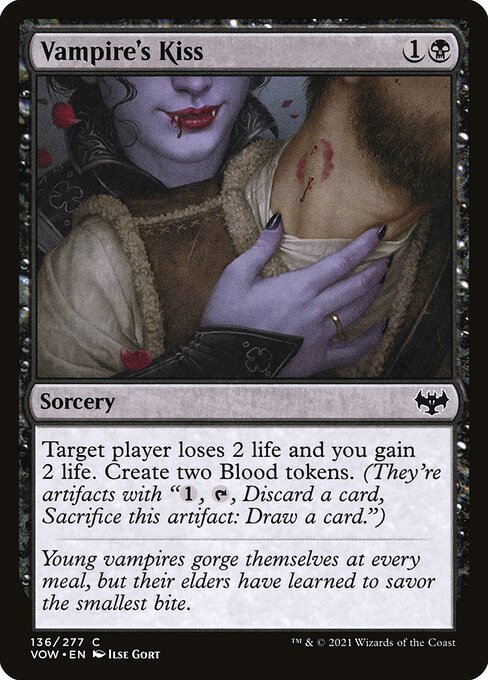 Vampire's Kiss - Innistrad: Crimson Vow Magic card