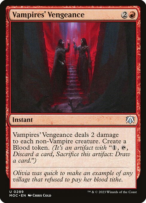 Vampires' Vengeance - March of the Machine Commander Magic card