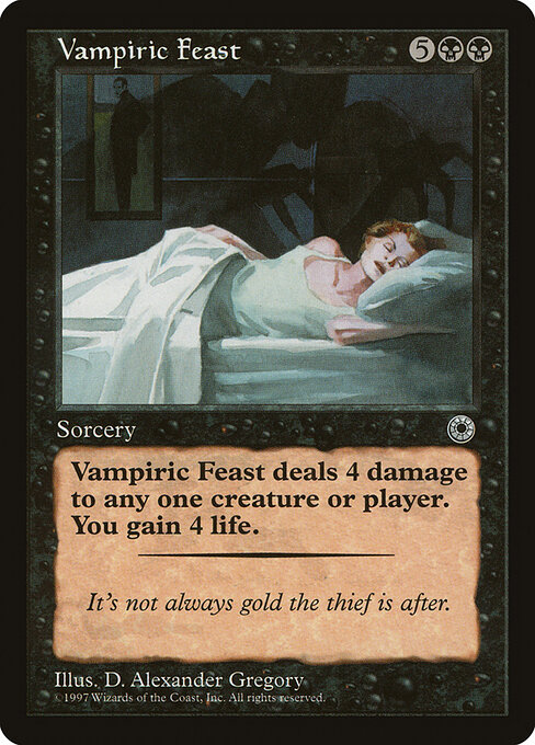 Vampiric Feast - Portal Magic card