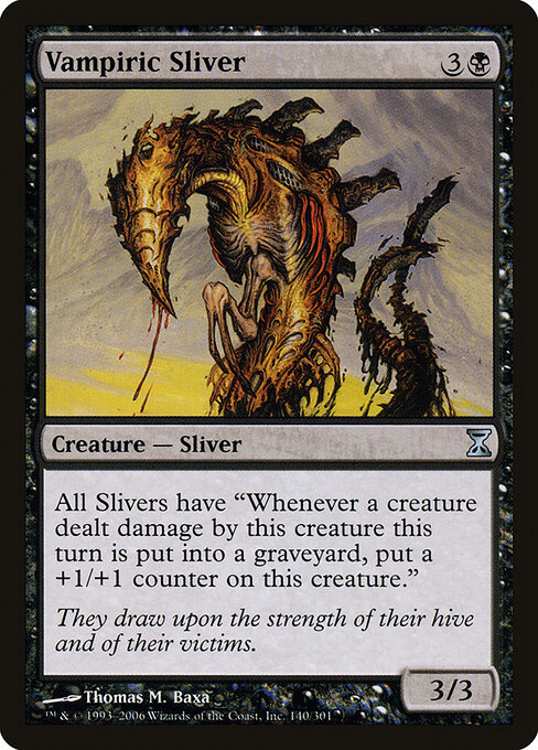Vampiric Sliver - Time Spiral Magic card