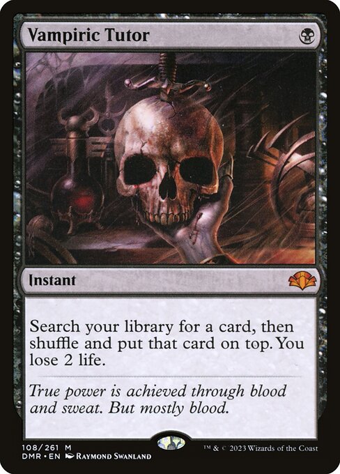 Vampiric Tutor - Dominaria Remastered Magic card