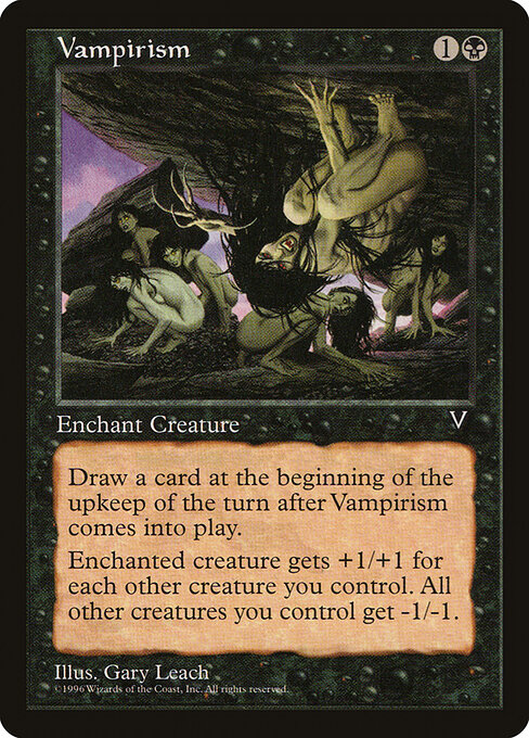 Vampirism - Visions Magic card