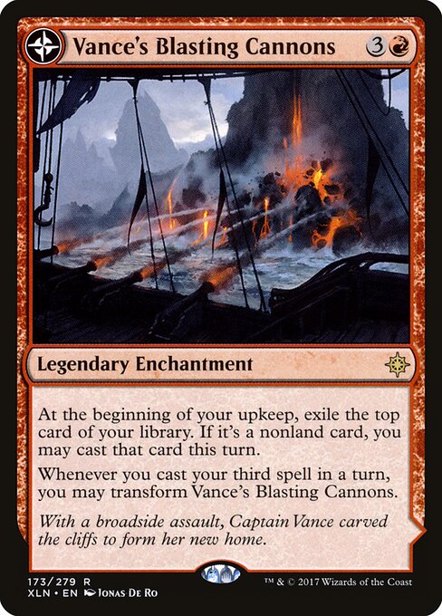 Vance's Blasting Cannons // Spitfire Bastion - Ixalan Magic card